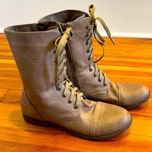Rampage Women’s Lace Up Combat Boots